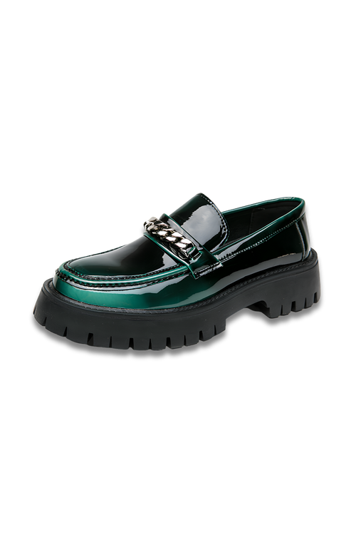 Chunky Loafers Oxidized Teal