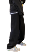 Jeans Men's Retro Baggy Straight Trousers