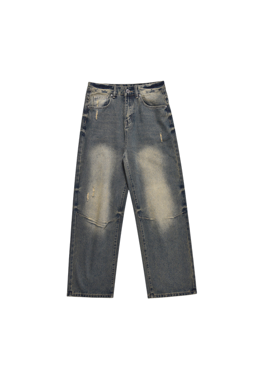 American Retro Washed Jeans For Men