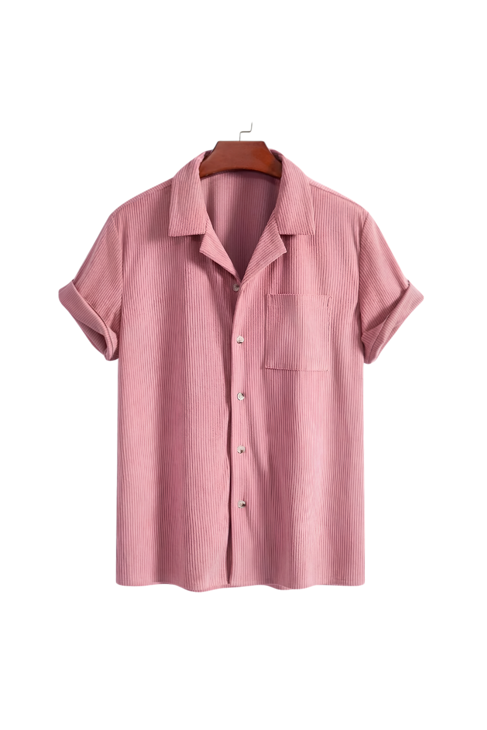 textured shirt pink