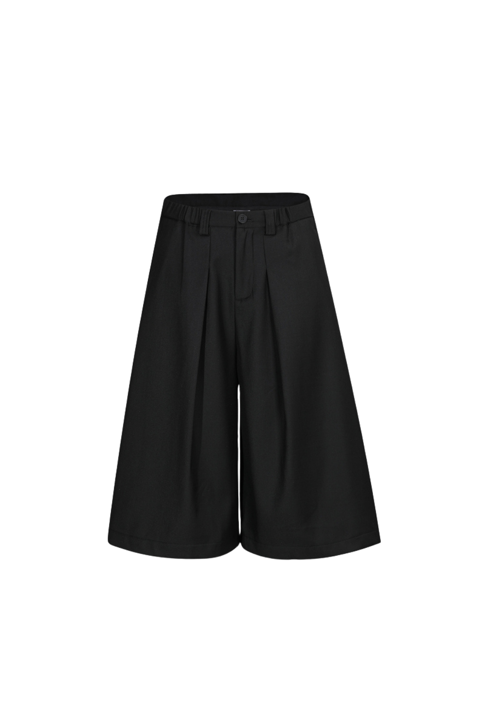 Wide-leg Pleated Draping Mens Suit Pants Shorts
