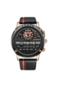 Men's Leather Creative Wrist Watches