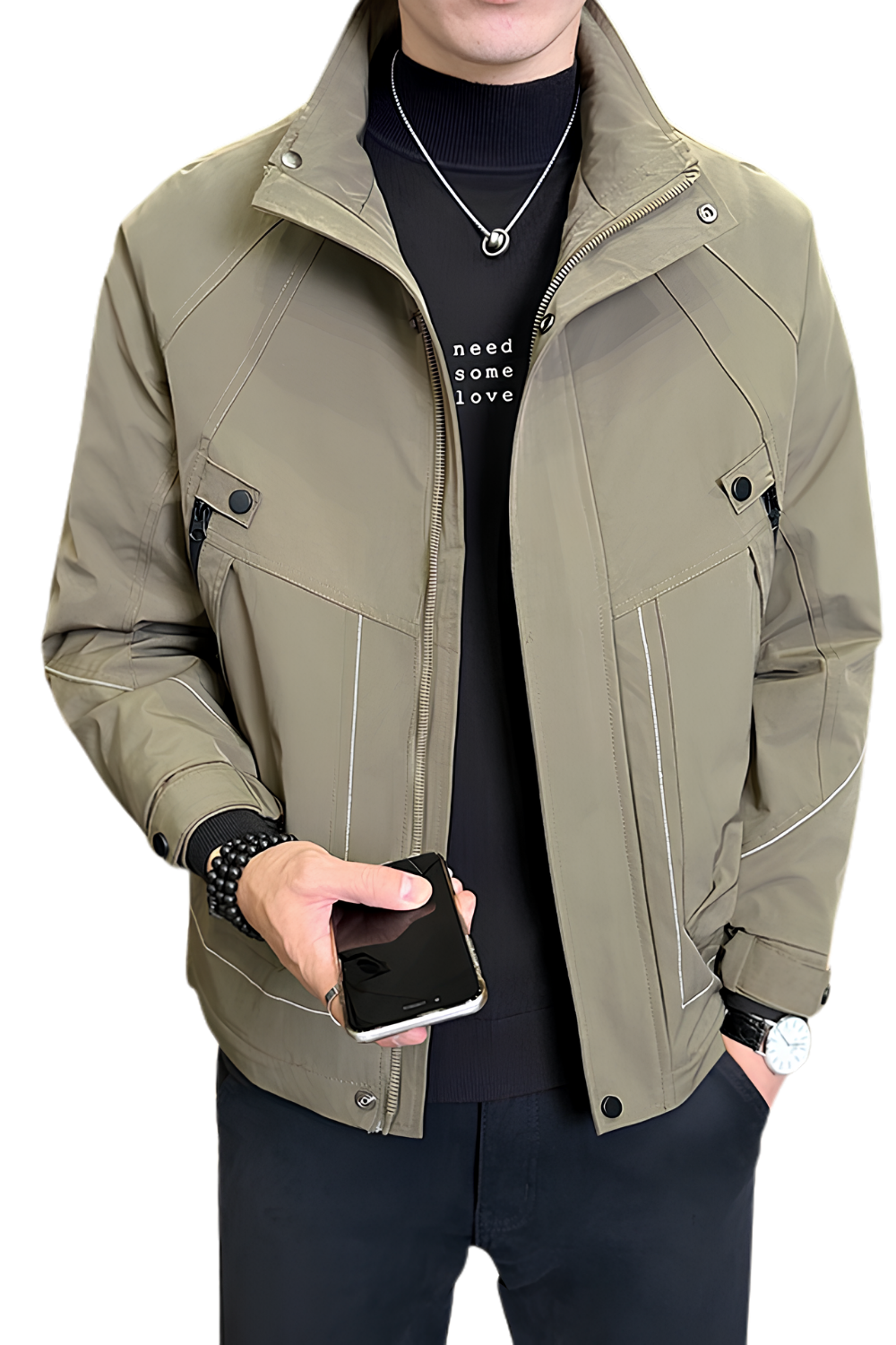 Fashion Leisure Cargo Cotton Coat Jacket