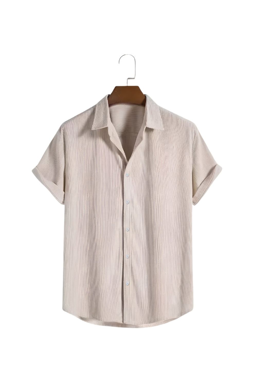 Men's Fashion Casual Solid Color Shirt