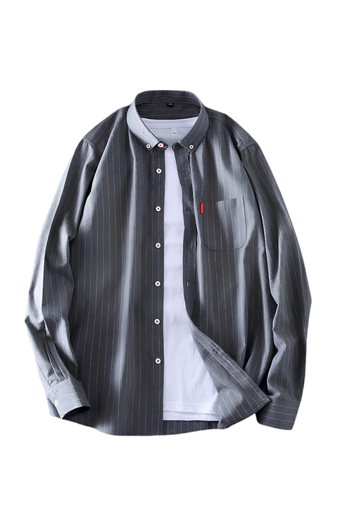 Springautumn Casual Thin Men's Plaid Shirt