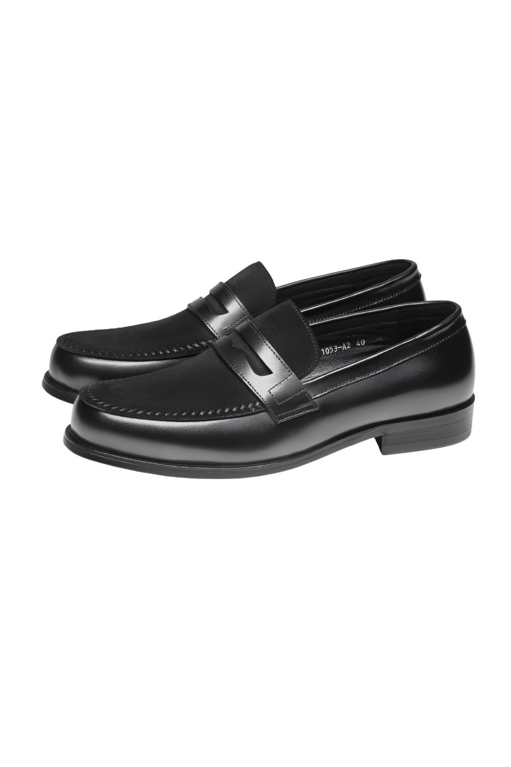 penny loafers black
