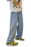 Jeans Men's Retro Baggy Straight Trousers