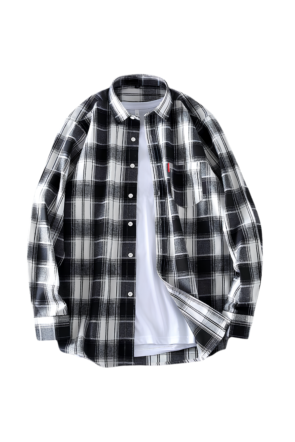 Springautumn Casual Thin Men's Plaid Shirt