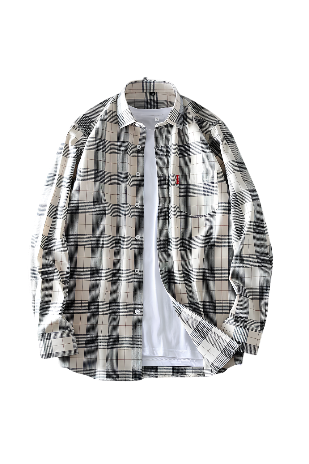 Springautumn Casual Thin Men's Plaid Shirt