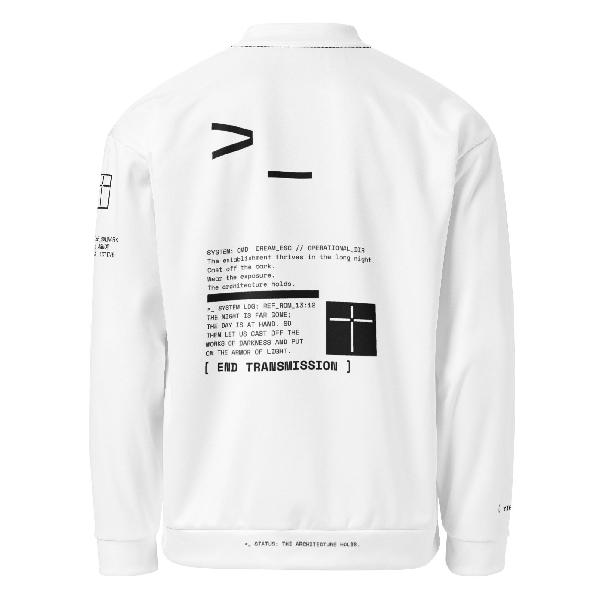 bomber jacket white