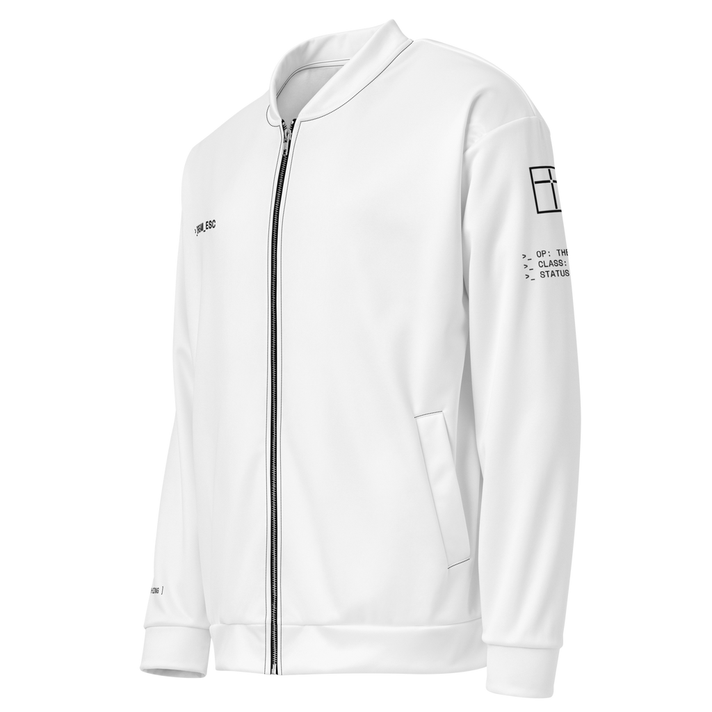 bomber jacket white