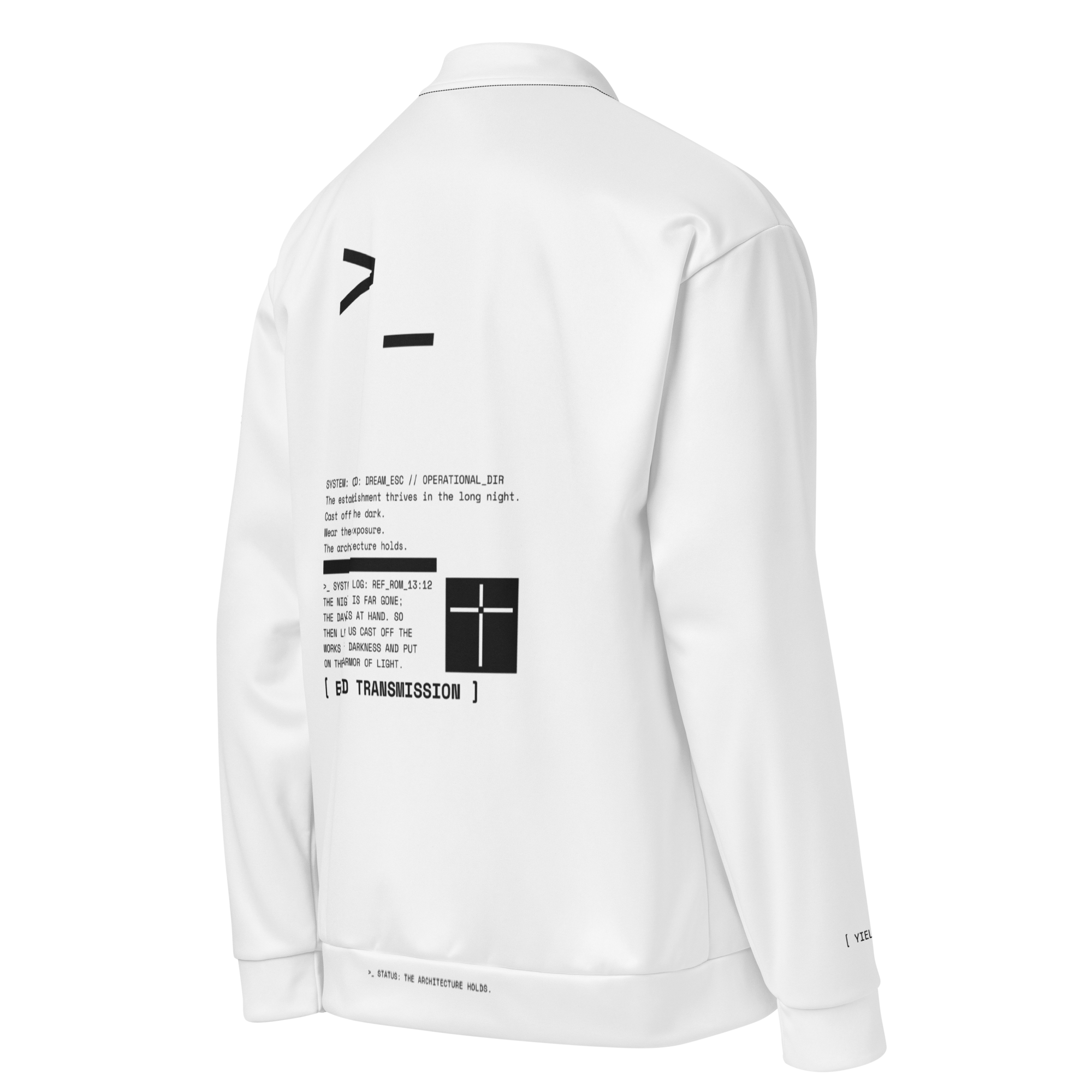 bomber jacket white